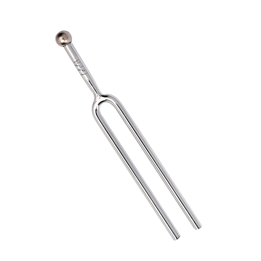 

440Hz A Tone Tuning Fork Tuner Tunning Musical Instrument For Violin Guitar R41 (Silver)