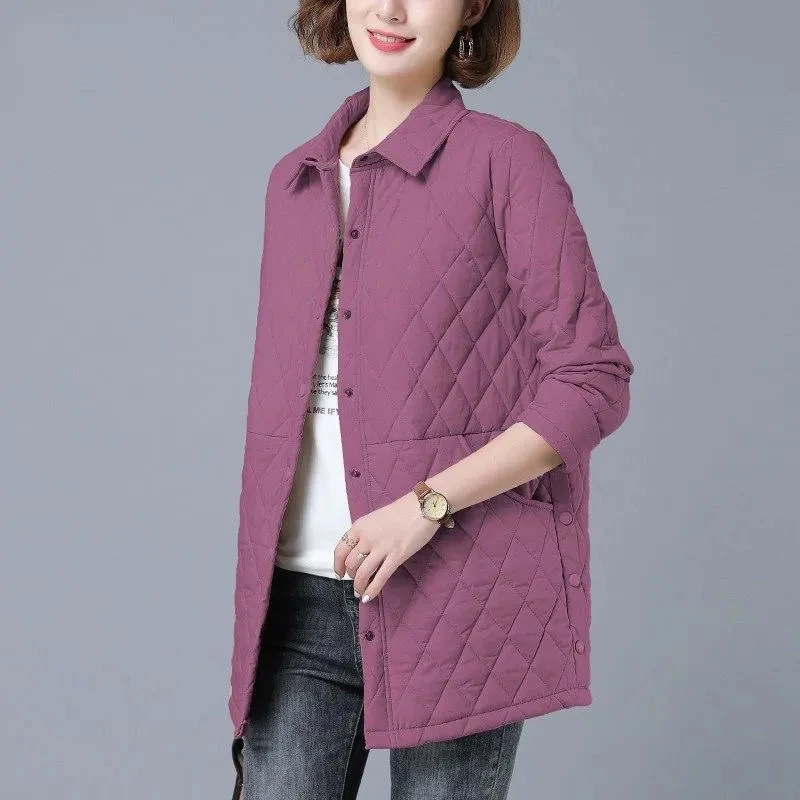 Mid-length Korean-style Cotton-Padded Women's 2023 New All-match Quilted Thickened Loose Warm Cotton-Padded Parkas Jacket Female
Mid-length Korean-style Cotton-Padded Women's 2023 New All-match Quilted Thickened Loose Warm Cotton-Padded Parkas Jacket Female