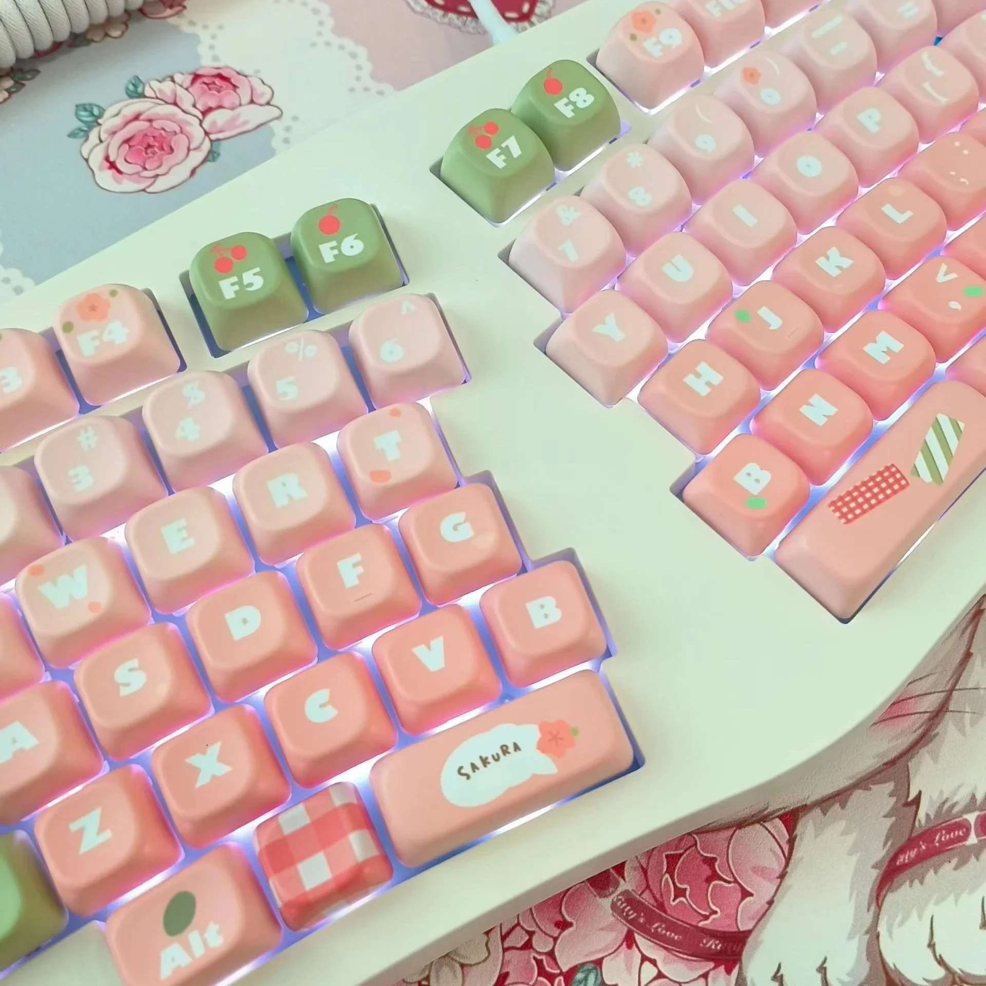 138 Keys Rabbit Keycaps FOA Profile PBT Square Key Cap Thermal Sublimation Mechanical Keyboard Keycap Set For MX Keyboards
138 Keys Rabbit Keycaps FOA Profile PBT Square Key Cap Thermal Sublimation Mechanical Keyboard Keycap Set For MX Keyboards