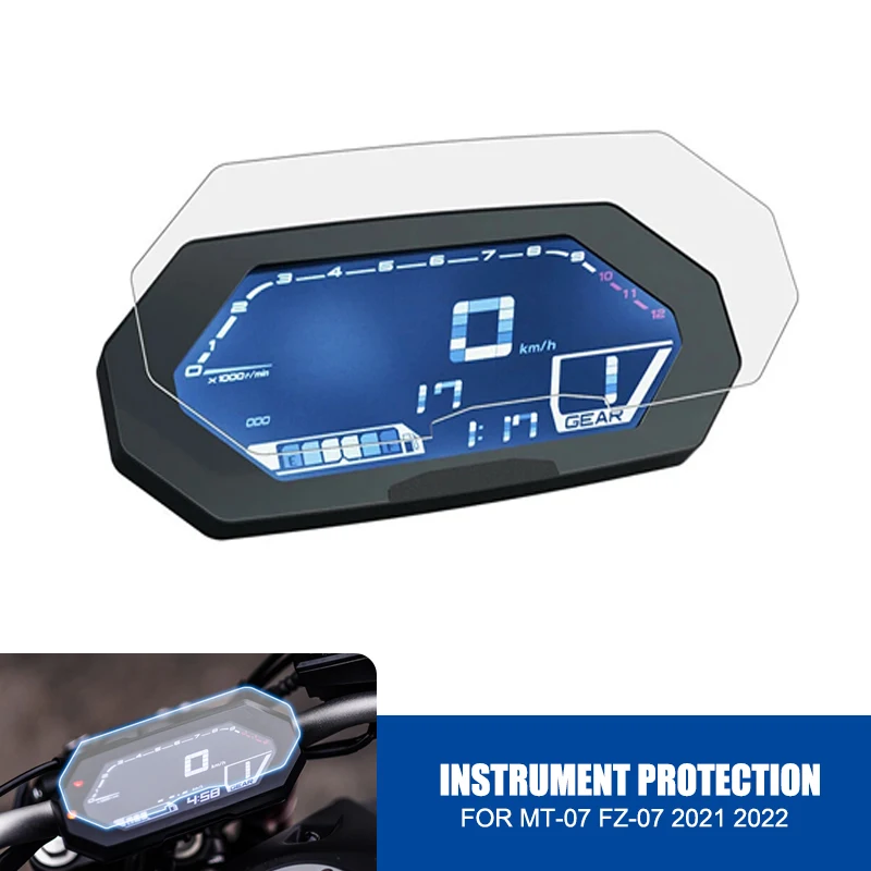 For YAMAHA MT-07 Motorcycle Accessories Scratch Cluster Screen Dashboard Protection MT07 FZ-07 FZ07 2021 2022 Instrument Film
For YAMAHA MT-07 Motorcycle Accessories Scratch Cluster Screen Dashboard Protection MT07 FZ-07 FZ07 2021 2022 Instrument Film