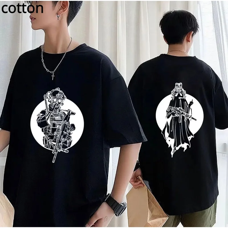 

Gbrs Forward Observations Group T Shirt Men Women Gothic Punk Skeleton Casual Oversized Cotton Short Sleeve T-shirts Streetwear