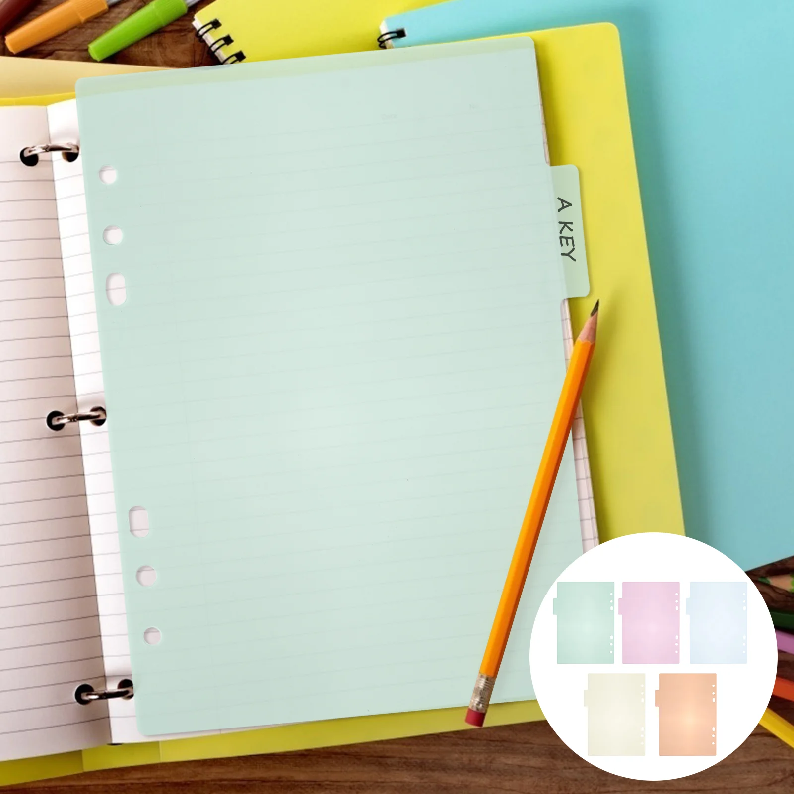 A5 A4 Colorful Index Page Classified Lables Plastic Tab Dividers Card Index Tab Dividers Bookmark
A5 A4 Colorful Index Page Classified Lables Plastic Tab Dividers Card Index Tab Dividers Bookmark
