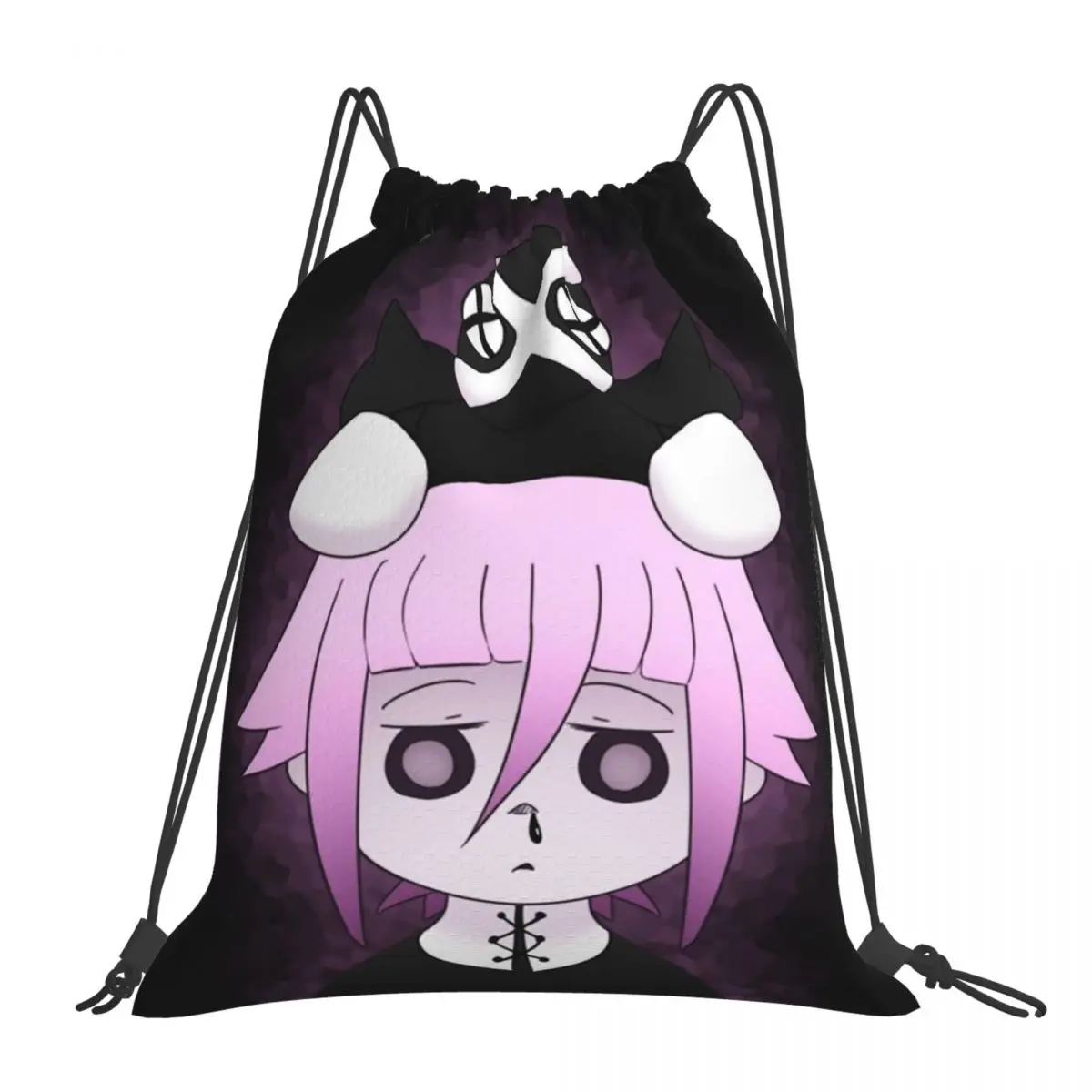 Crona And Ragnarok Soul Eater Backpacks Drawstring Bags Drawstring Bundle Pocket Storage Bag BookBag For Man Woman School
Crona And Ragnarok Soul Eater Backpacks Drawstring Bags Drawstring Bundle Pocket Storage Bag BookBag For Man Woman School