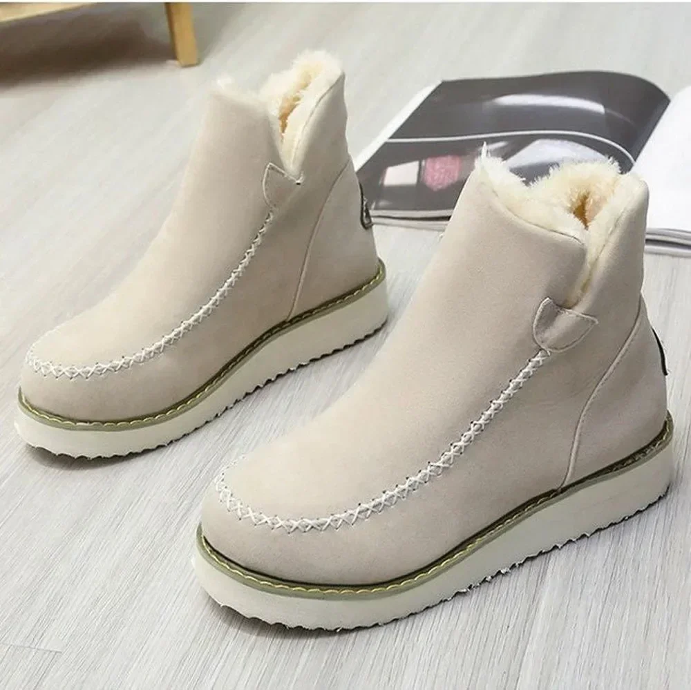 Footwear On Warm Female New Color Casual Snow Plush Womens Lightweight Boots Slip Winter Solid Waterpoor Shoes Ankle Boots
Footwear On Warm Female New Color Casual Snow Plush Womens Lightweight Boots Slip Winter Solid Waterpoor Shoes Ankle Boots