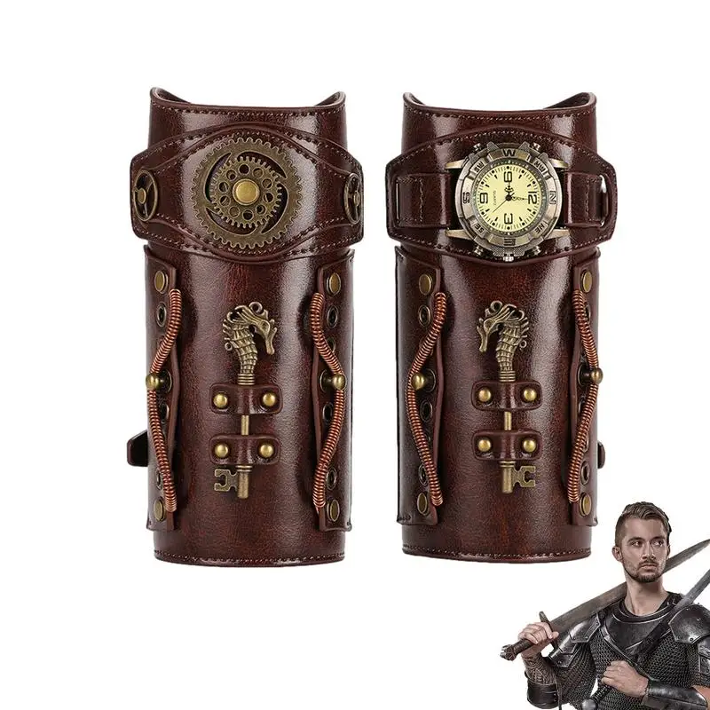 Leather Armband Wrist Guards Vintage Wrist Guards For Cosplay Sturdy Medieval Bracers Costumes & Accessories
Leather Armband Wrist Guards Vintage Wrist Guards For Cosplay Sturdy Medieval Bracers Costumes & Accessories