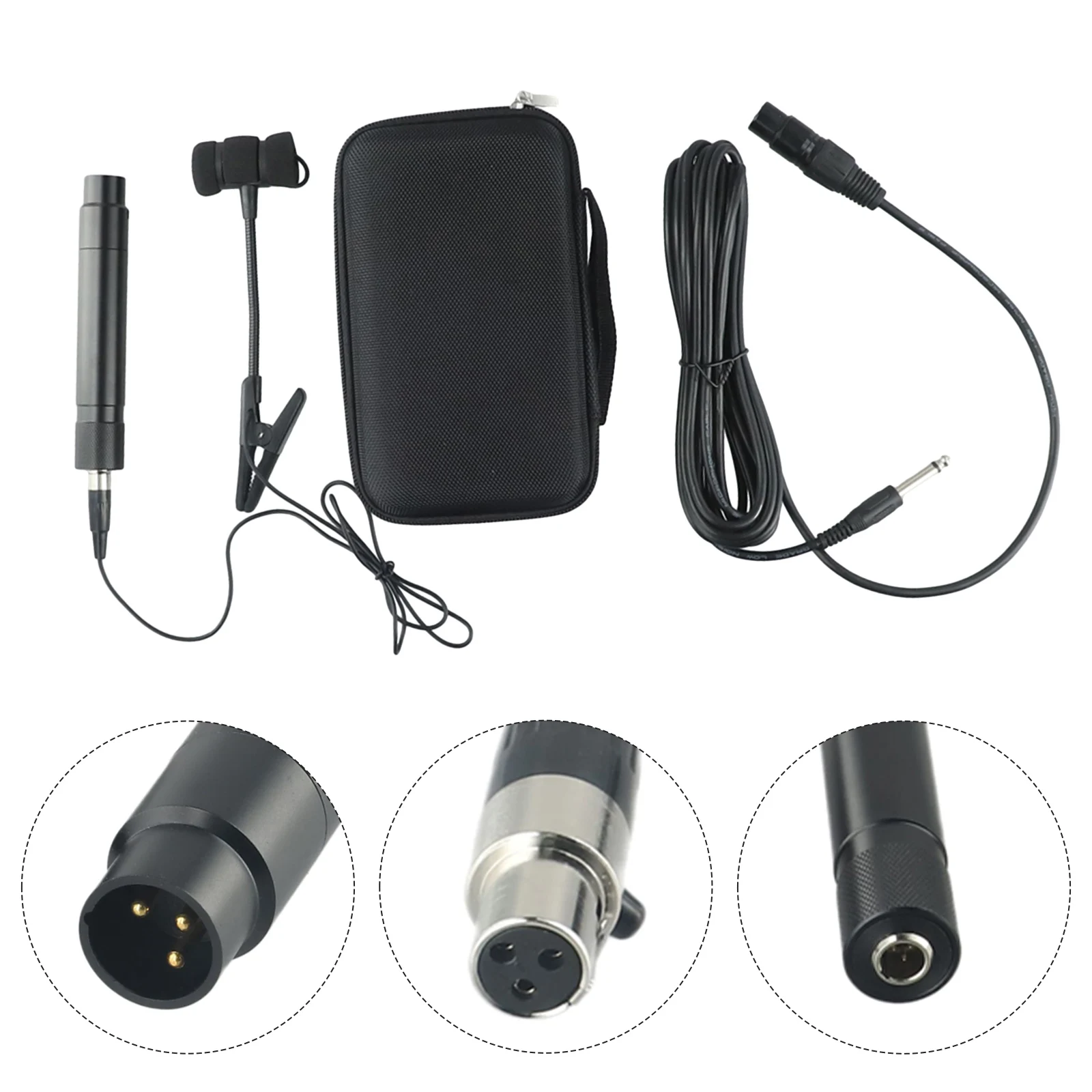 Sax Microphone Microphone Omnidirectional 2.0-10V.DC 20-20kHz 3/4 Pin Accessories For Music Instrument Durable
Sax Microphone Microphone Omnidirectional 2.0-10V.DC 20-20kHz 3/4 Pin Accessories For Music Instrument Durable