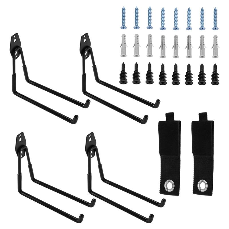 4 шт., настенные крючки для хранения, с 2 удлинителями
4 шт., настенные крючки для хранения, с 2 удлинителями