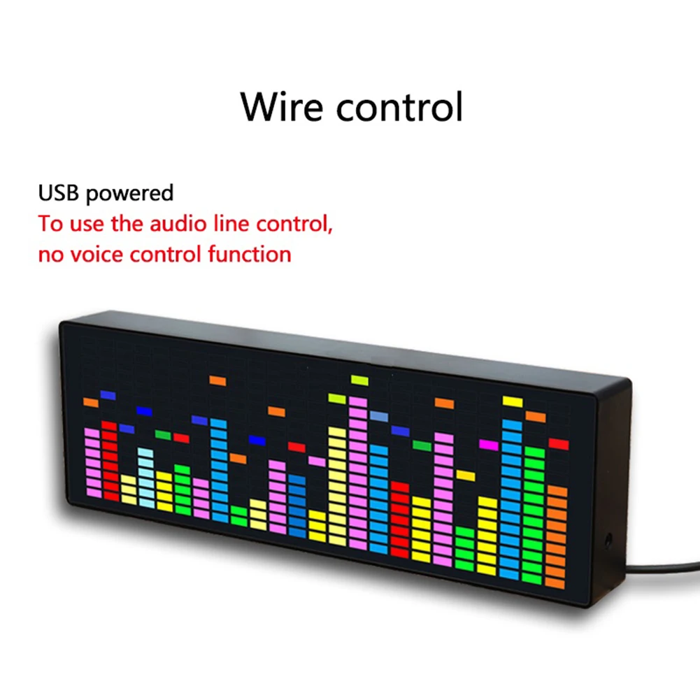 1PC LED Music Audio Spectrum Indicator ABS VU Instrument VFD Audio Atmosphere Display Clock 5V1A 3W Car Atmosphere Light
1PC LED Music Audio Spectrum Indicator ABS VU Instrument VFD Audio Atmosphere Display Clock 5V1A 3W Car Atmosphere Light