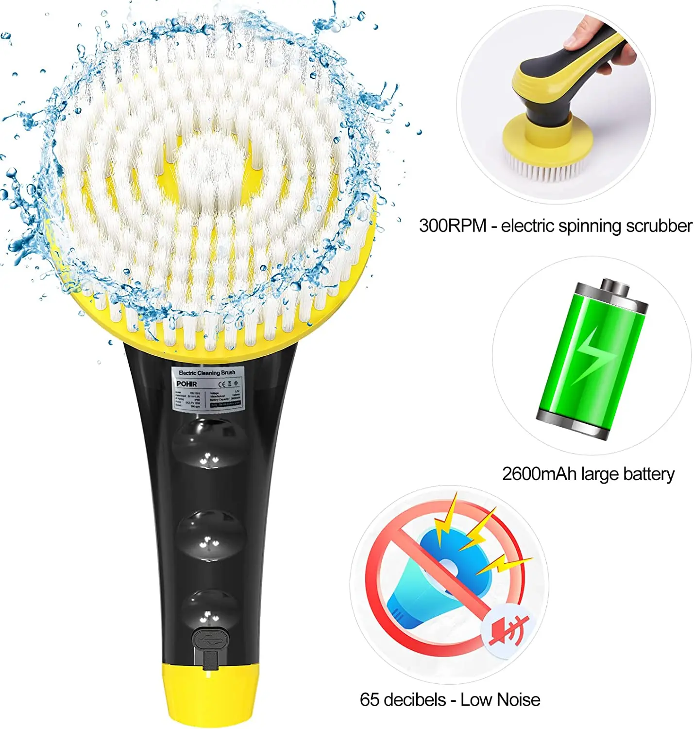 Bathroom Kitchen House Electric Cleaning Brush 6/10 in 1 USB Electric Spin Cleaning Scrubber Electric Cleaning Tools Kitchen
Bathroom Kitchen House Electric Cleaning Brush 6/10 in 1 USB Electric Spin Cleaning Scrubber Electric Cleaning Tools Kitchen