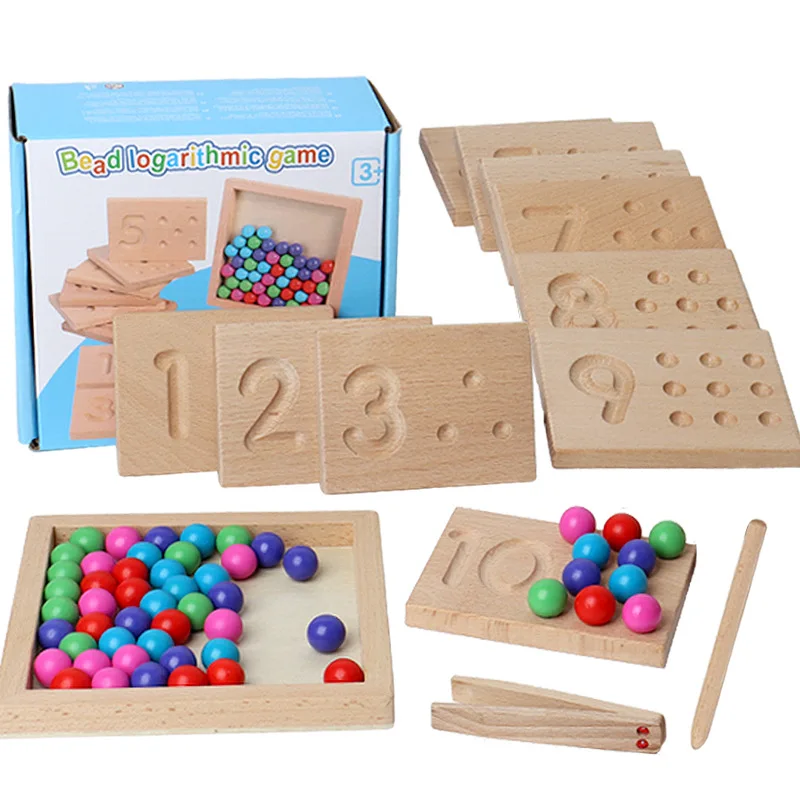 Wooden Beads Game Montessori Educational Early Learn Children Clip Ball Matching Numbers Puzzle Preschool Toddler Kids Toys
Wooden Beads Game Montessori Educational Early Learn Children Clip Ball Matching Numbers Puzzle Preschool Toddler Kids Toys