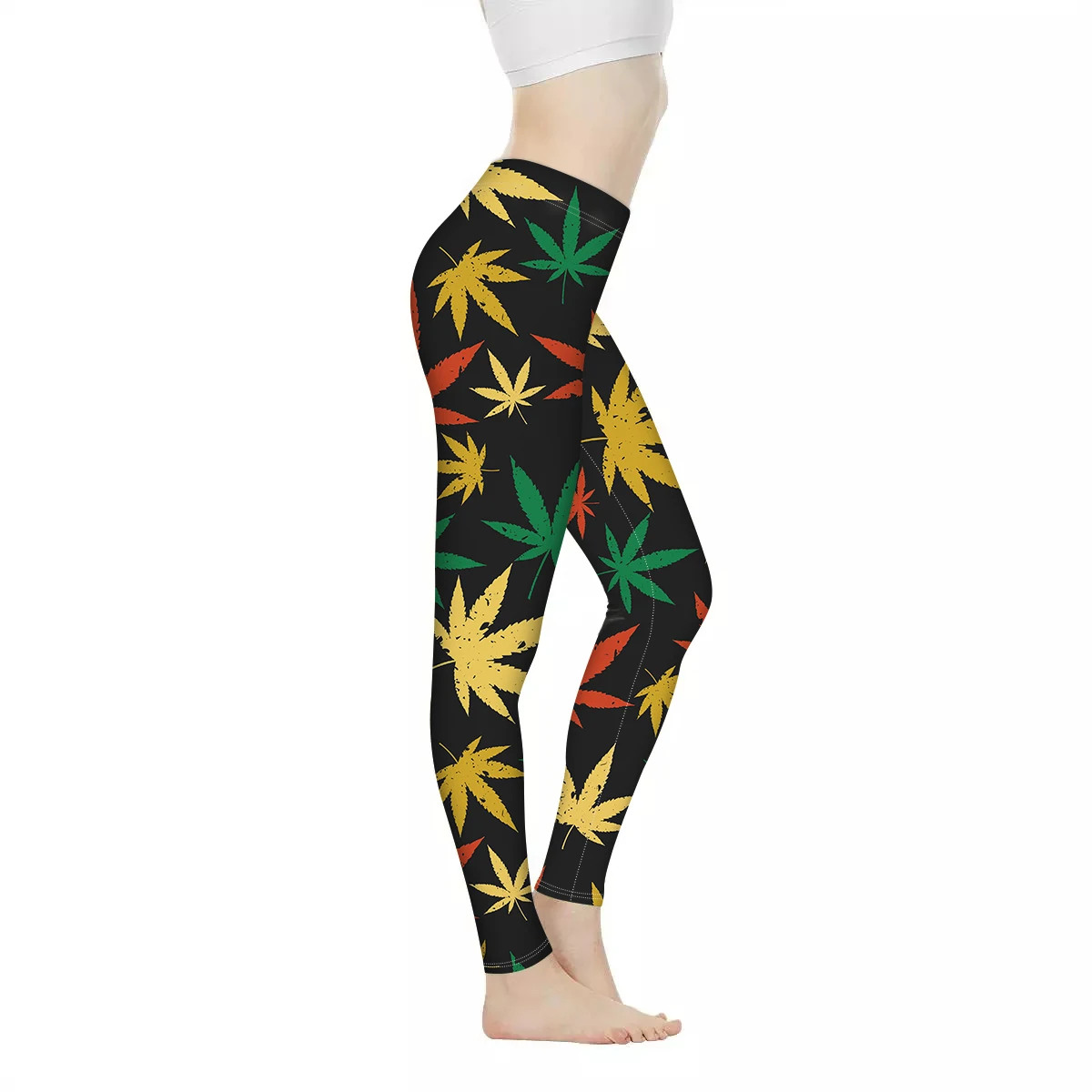 Women Sports Leggings Jamaica Colorful Weed Leaf Print Ladies Fitness Leggings Yoga Leggings Gym Clothing Sports Workout Pants
Women Sports Leggings Jamaica Colorful Weed Leaf Print Ladies Fitness Leggings Yoga Leggings Gym Clothing Sports Workout Pants