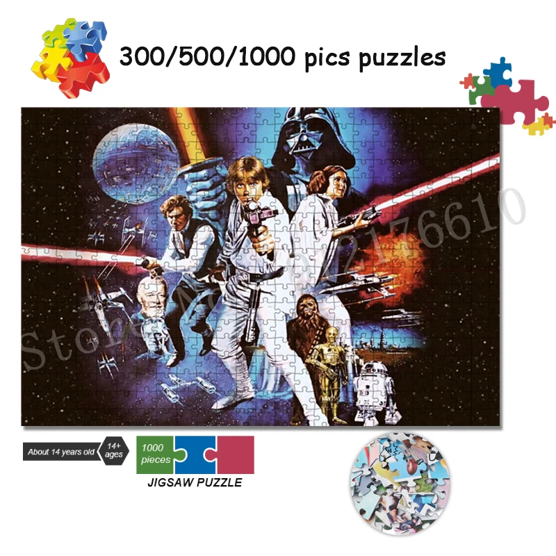 Disney Star Wars Crafts Jigsaw Puzzle Fashion Anime Nordic 300/500/1000 Pieces Puzzles for Adults Diy Decompression Puzzle Games
Disney Star Wars Crafts Jigsaw Puzzle Fashion Anime Nordic 300/500/1000 Pieces Puzzles for Adults Diy Decompression Puzzle Games