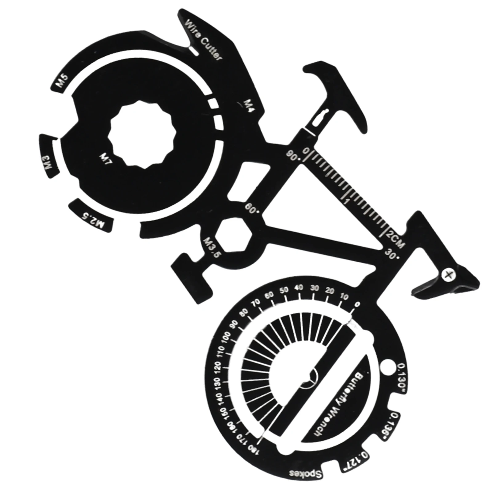 1pc Tool Card 20-in-1 Bicycle Multitool Card Survival Gadgets Keychain Utility Pocket Tool Stainless Steel Rust-resistant Parts
1pc Tool Card 20-in-1 Bicycle Multitool Card Survival Gadgets Keychain Utility Pocket Tool Stainless Steel Rust-resistant Parts