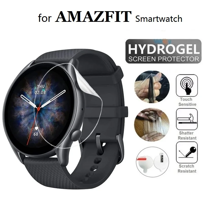 100PCS TPU Hydrogel Soft Screen Protector for Amazfit GTR Mini GTR4 GTR3 Pro T-REX 2 Round Smart Watch Protective Film
100PCS TPU Hydrogel Soft Screen Protector for Amazfit GTR Mini GTR4 GTR3 Pro T-REX 2 Round Smart Watch Protective Film