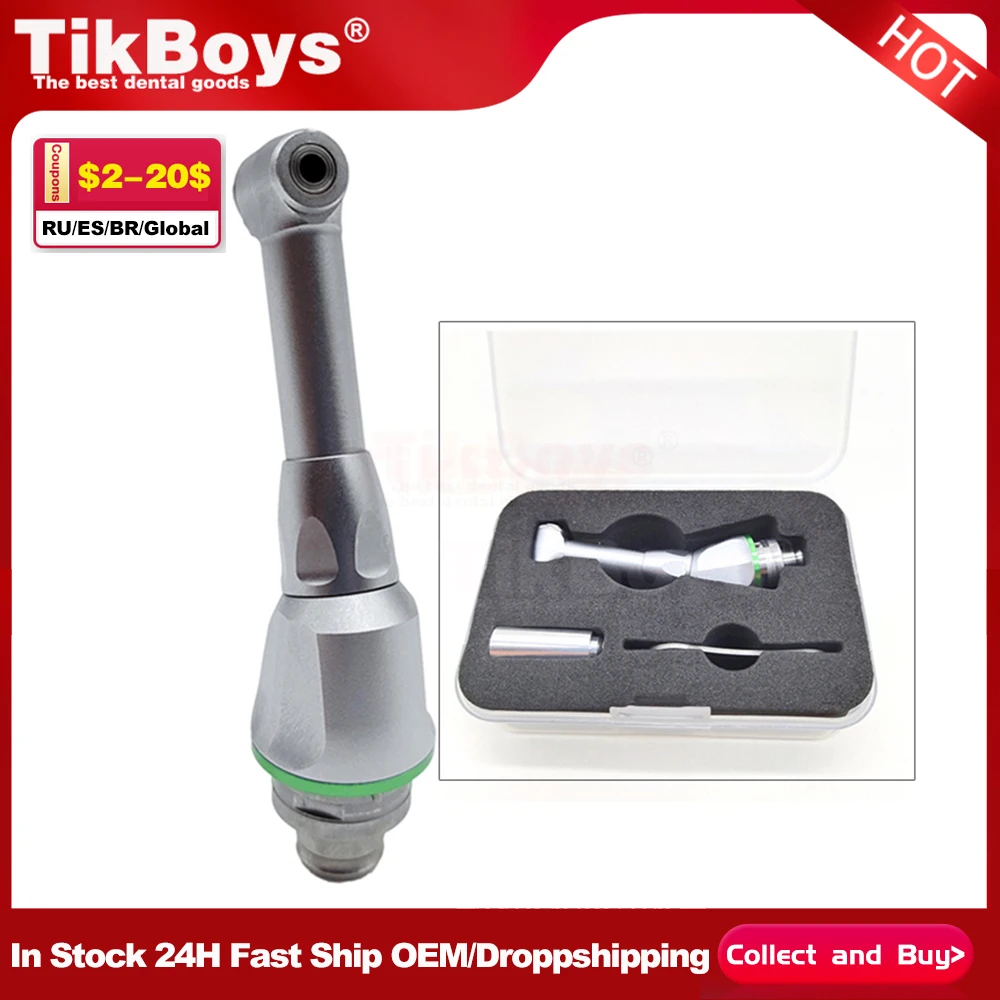 16:1 Mini Contra Angle Head for Endo Motor / Dental Reciprocating Endomotor Head Endodontics / Dental Endomotor Endo Mate Files
16:1 Mini Contra Angle Head for Endo Motor / Dental Reciprocating Endomotor Head Endodontics / Dental Endomotor Endo Mate Files