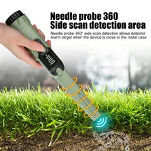 1PCS Handheld Metal Detector Positioning Detector Metal Pinpointing Pinpointer Pin Pointer Waterproof Metal Gold Detector Tester
1PCS Handheld Metal Detector Positioning Detector Metal Pinpointing Pinpointer Pin Pointer Waterproof Metal Gold Detector Tester