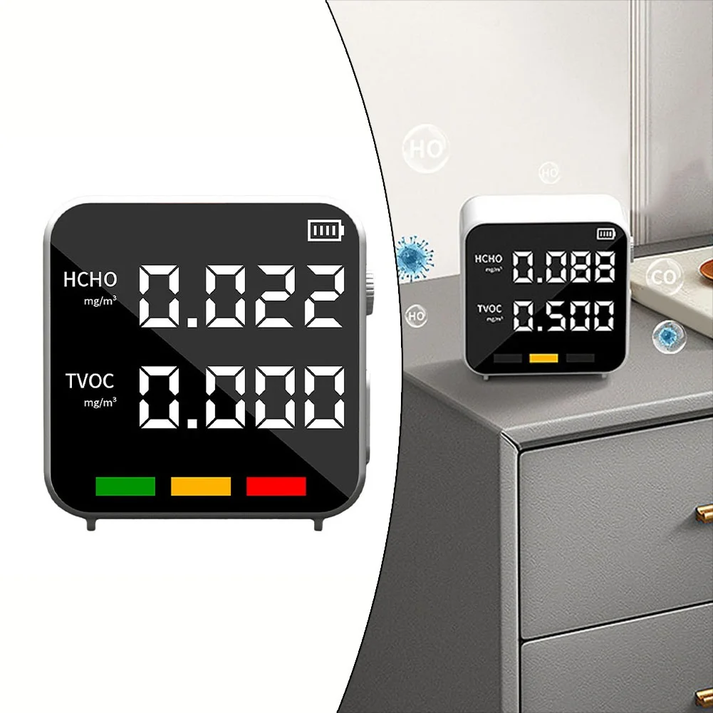 Formaldehyde Detector TVOC Air Quality Detector Indoor Car Tester TypeC Charging Formaldehyde Detector Instrument Parts
Formaldehyde Detector TVOC Air Quality Detector Indoor Car Tester TypeC Charging Formaldehyde Detector Instrument Parts