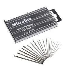 20Pcs 0.3mm-1.6mm Mini HSS Spiral Twist Micro Drill Bit Set For Precision Craft Jewellery Watch Repair Woodworking Hand Tool
20Pcs 0.3mm-1.6mm Mini HSS Spiral Twist Micro Drill Bit Set For Precision Craft Jewellery Watch Repair Woodworking Hand Tool