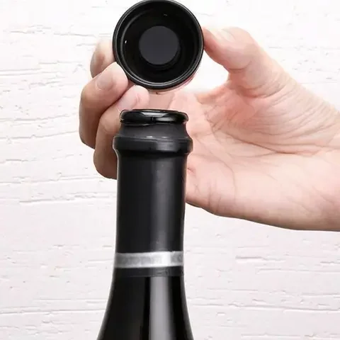 

1/3pcs Leak-proof Vacuum Red Wine Bottle Cap Stopper Silicone Sealed Champagne Bottle Stopper Vacuum Retain Freshness Bar Tools