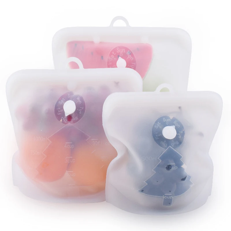 3Pcs Silicone Food Storage Bags Reusable Freezer Bags Sealed Sandwich Bag Leakproof Food Storage Container for Meat Fruit Snack
3Pcs Silicone Food Storage Bags Reusable Freezer Bags Sealed Sandwich Bag Leakproof Food Storage Container for Meat Fruit Snack