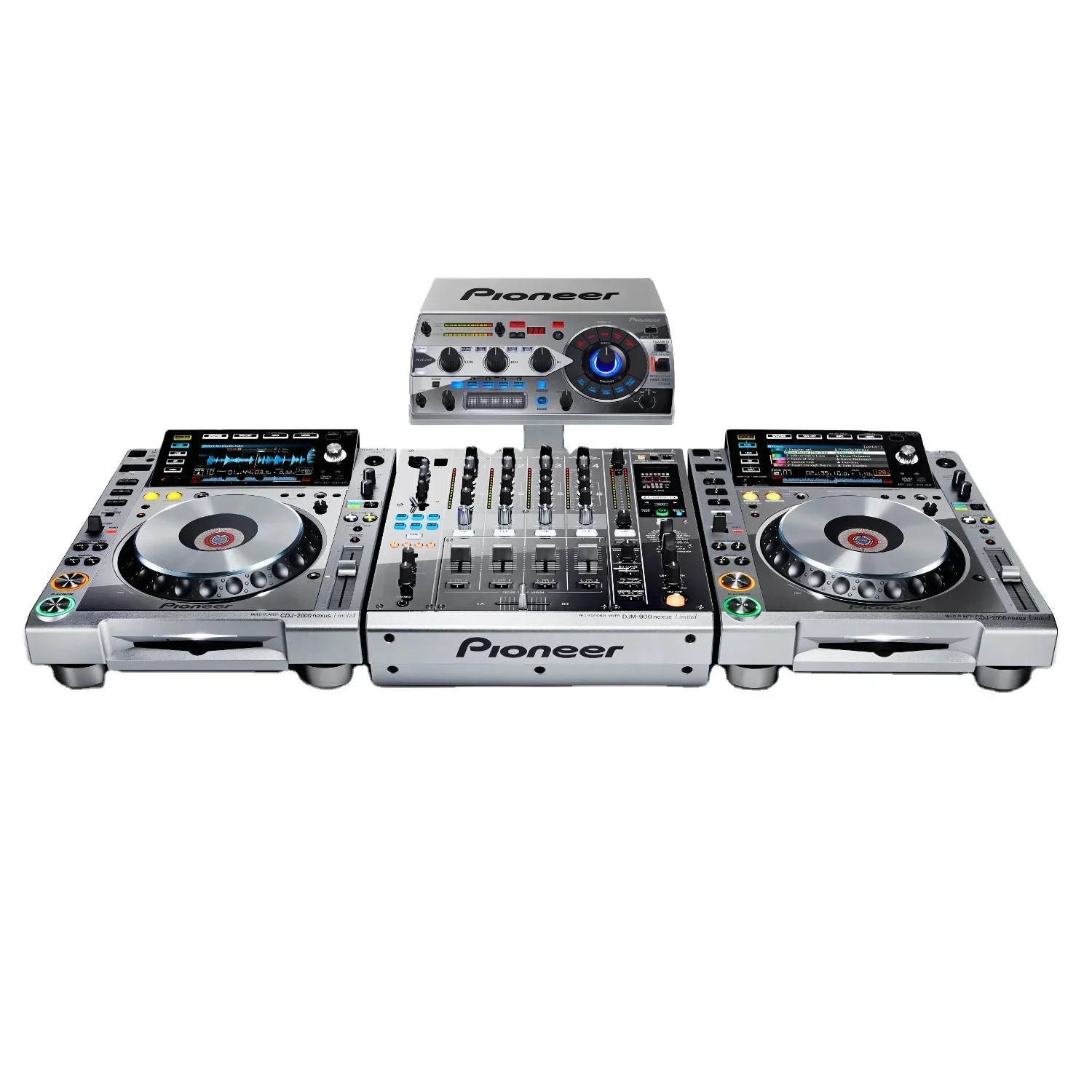 

SUMMER SALES DISCOUNT ON NEW Pionee r DJ DJM-900NXS DJ Mixer And 4 CDJ-2000NXS Platinum Limited Edition