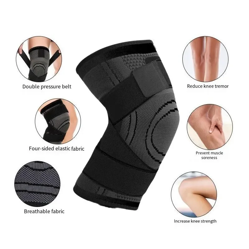 1pcs Lace up Compression Sports Knee Pads Knitted Running Basketball Mountaineering Cycling Badminton Knee Pads
1pcs Lace up Compression Sports Knee Pads Knitted Running Basketball Mountaineering Cycling Badminton Knee Pads