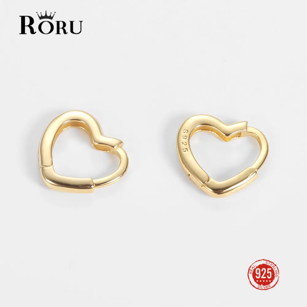 Real S925 Rose Gold Heart Hoop Earrings for Woman Rose Gold Geometry 925 Silver Hollow Out Fine Jewelry Gifts
Real S925 Rose Gold Heart Hoop Earrings for Woman Rose Gold Geometry 925 Silver Hollow Out Fine Jewelry Gifts