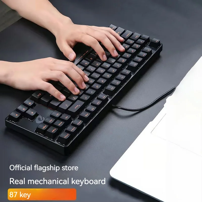 Dareu Dk100 Mechanical Keyboard 87 Key Black Wired Office Ergonomics Esports Games Multi Function Key 4-color Axis Body Keyboard
Dareu Dk100 Mechanical Keyboard 87 Key Black Wired Office Ergonomics Esports Games Multi Function Key 4-color Axis Body Keyboard