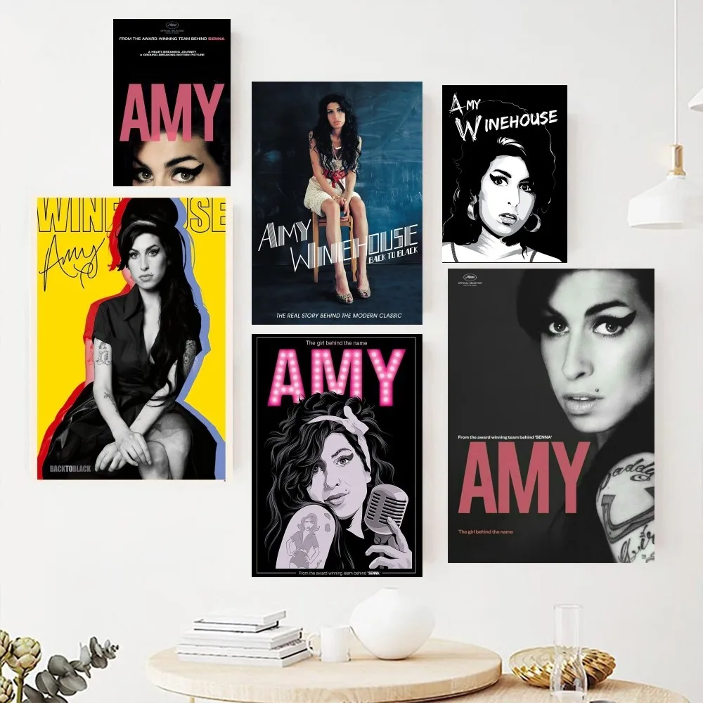 Pop Singer Amy Winehouse Poster Paintings on The Wall Picture for Living Room Interior Painting Room Decoration
Pop Singer Amy Winehouse Poster Paintings on The Wall Picture for Living Room Interior Painting Room Decoration