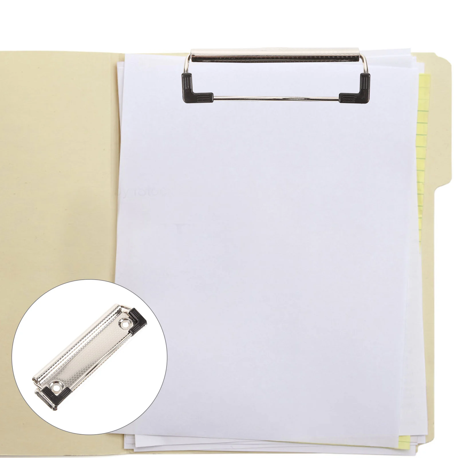 

10 Pcs Multifunctional File Folder Document Board Clips Office Supply Nursing Clipboard Contractors Writing Pad Holder