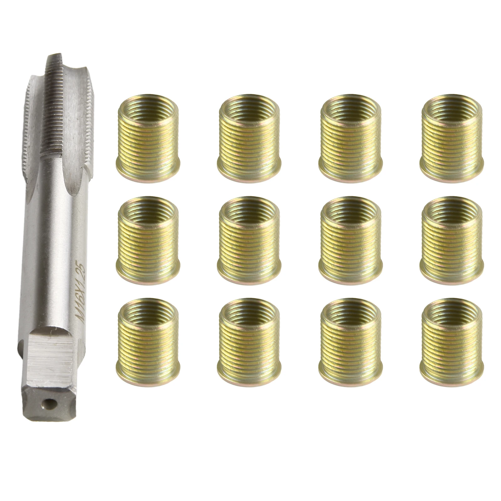 Thread Repair Tools Gasoline Engine Generators Metal Stainless Steel M14X1.25 Inserts And M16X1.25 Tap Kit Hand Tool Accessories
Thread Repair Tools Gasoline Engine Generators Metal Stainless Steel M14X1.25 Inserts And M16X1.25 Tap Kit Hand Tool Accessories