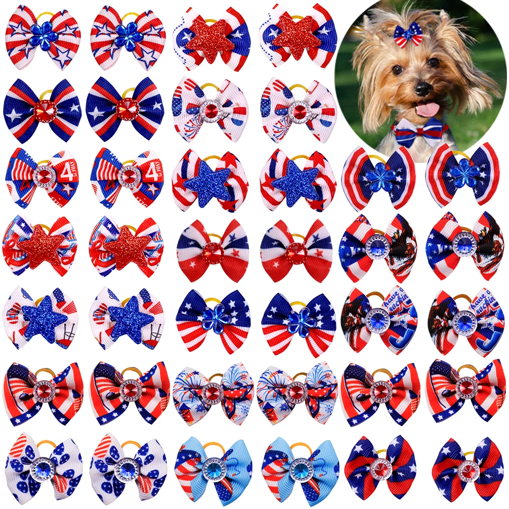 50/100pcs Dog Hair Accessories Pet Dog Hair Bows for Independence Day Pet Supplies Samll Dog Bows Rubber Bands Bows For Dogs
50/100pcs Dog Hair Accessories Pet Dog Hair Bows for Independence Day Pet Supplies Samll Dog Bows Rubber Bands Bows For Dogs
