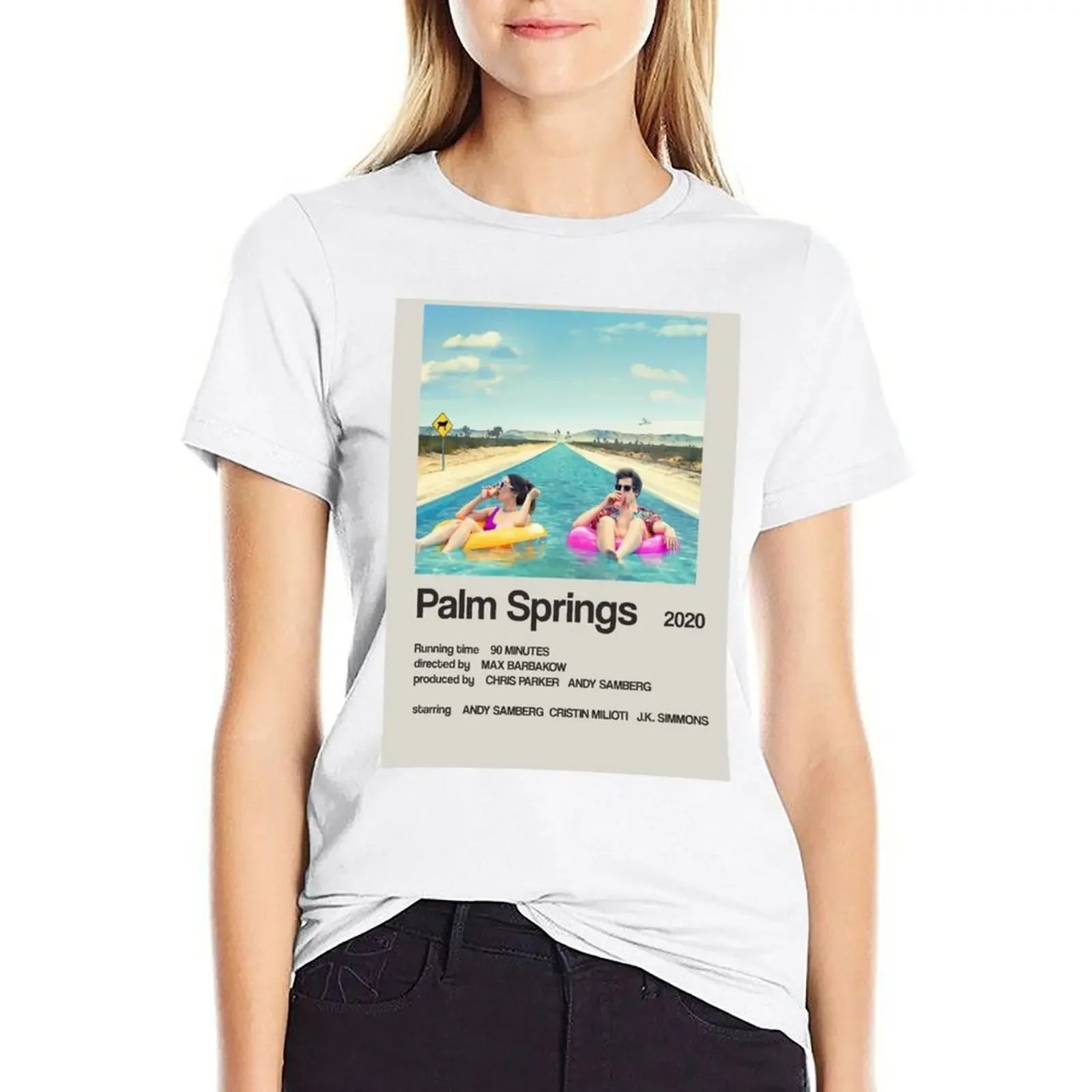 

Palm Springs 2020 - Andy Samberg Movie Poster Design T-shirt animal print shirt for girls white t shirts for Women