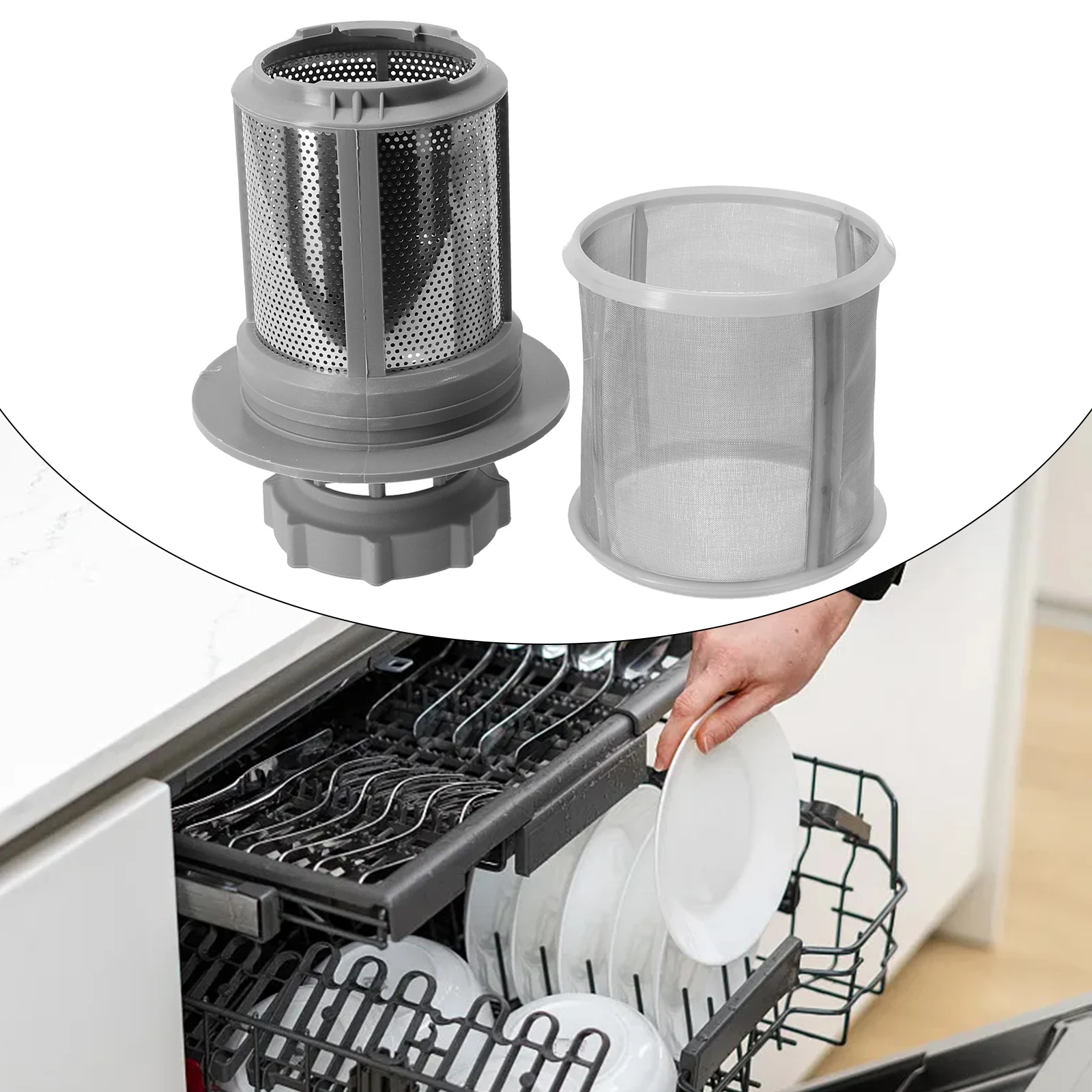 Accessories Mesh Filter PP+Stainless Steel Replacement Kitchen Dishwasher Filter Mesh Filter Set 150μm 1Pcs 3 In 1
Accessories Mesh Filter PP+Stainless Steel Replacement Kitchen Dishwasher Filter Mesh Filter Set 150μm 1Pcs 3 In 1