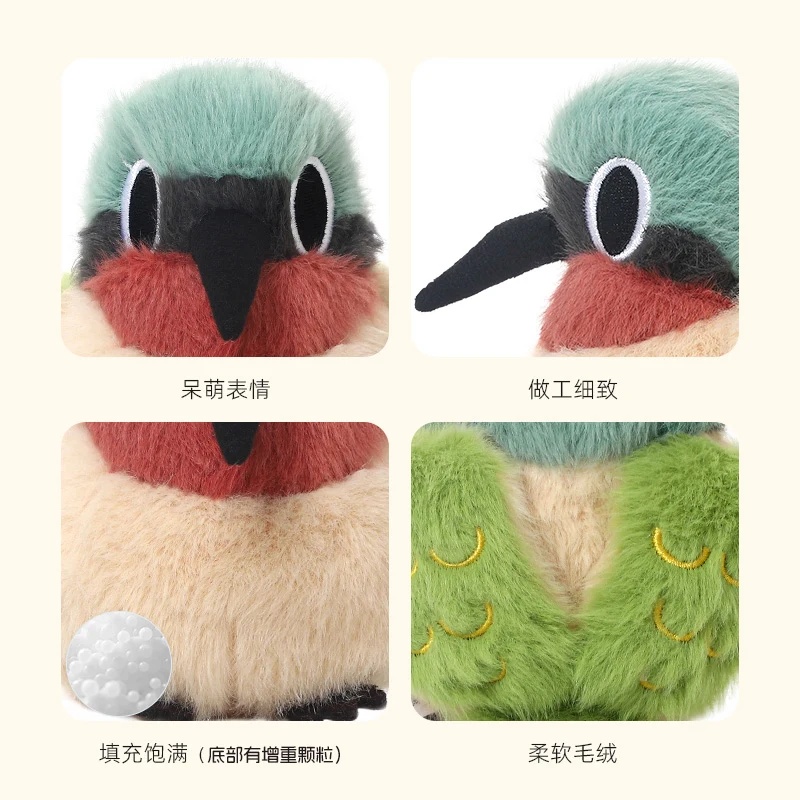 Mini Lifelike Stuffed Plush Toys Fluffy Bird Soft Dolls Kingfisher Sparrow Fork-tailed Sunbird Myna - Kids Birthday Xmas Gifts Mini Lifelike Stuffed Plush Toys Fluffy Bird Soft Dolls Kingfisher Sparrow Fork-tailed Sunbird Myna - Kids Birthday Xmas Gifts