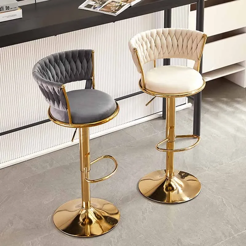 Resturant Adjustable Bar Stool Luxury Gold High Quality Bar Stool Kitchen Nordic Taburetes Altos Room Decoration Aesthetic
Resturant Adjustable Bar Stool Luxury Gold High Quality Bar Stool Kitchen Nordic Taburetes Altos Room Decoration Aesthetic