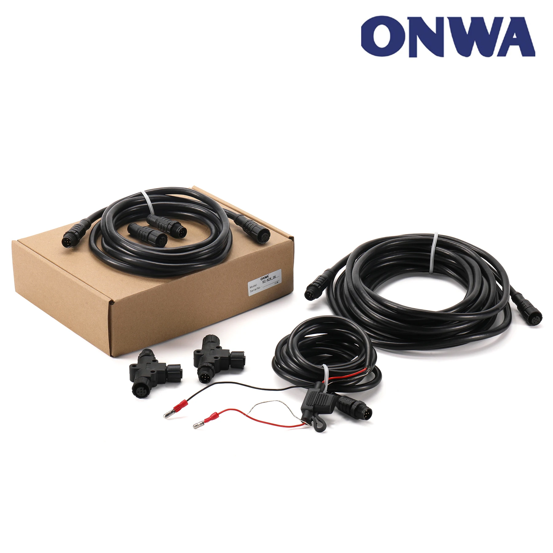 

Onwa KC-N2K_SK: N2K Marine Grade NMEA 2000 Backbone Cables Drop Cables Tees Terminators for Lowrance Simrad Garmin ONWA