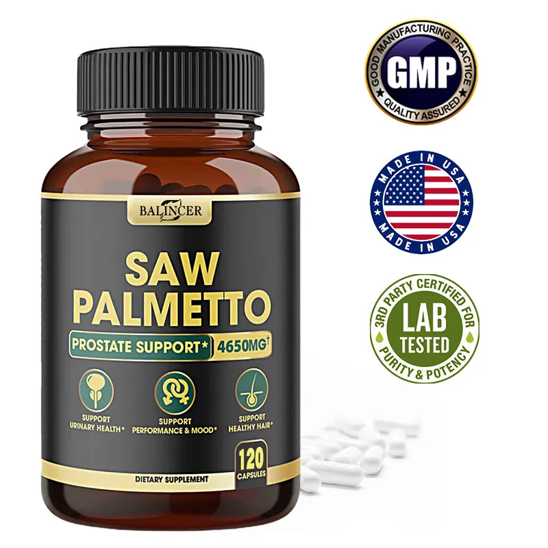Balincer Saw Palmetto Extract | Urinary Tract Health | Non-GMO Gluten-Free Formula I Supports the Immune System
Balincer Saw Palmetto Extract | Urinary Tract Health | Non-GMO Gluten-Free Formula I Supports the Immune System