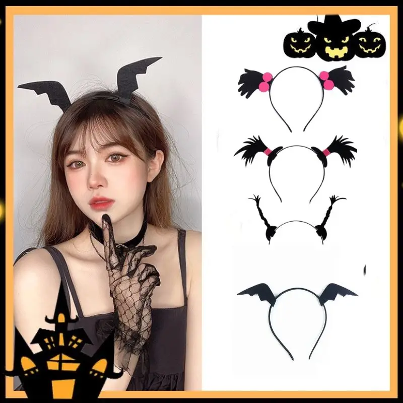 Halloween Headdress Cute Funny Devil Wings Braided Headbands for Women Girls Black Festival Cosplay Party Hair Accessories
Halloween Headdress Cute Funny Devil Wings Braided Headbands for Women Girls Black Festival Cosplay Party Hair Accessories