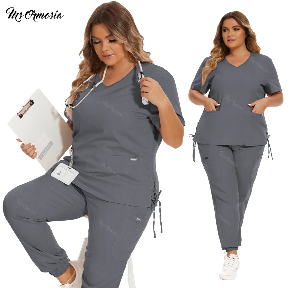 

Oversized Uniform Doctor Nurse Medical Uniforms Scrub Jogger Set Hospital Accessories Operating Room Surgical Suits Workwear New