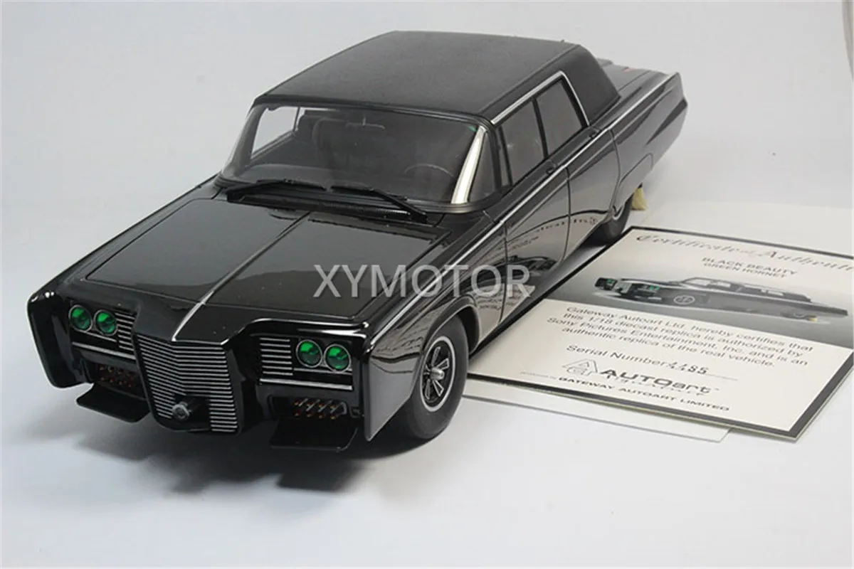 

AUTOart 1/18 For BLACK BEAUTY /GREEN HORNET Diecast Car Model Kids Boy Gifts For Collection Display Black Metal,Plastic,Rubber