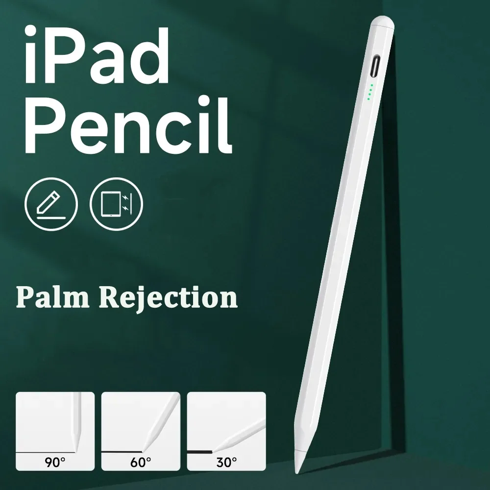 

Карандаш для iPad, Bluetooth стилус для iPad Pen 2022 2021 2020 2019 Air 5, карандаш для Apple с отклонением ладони и наклоном