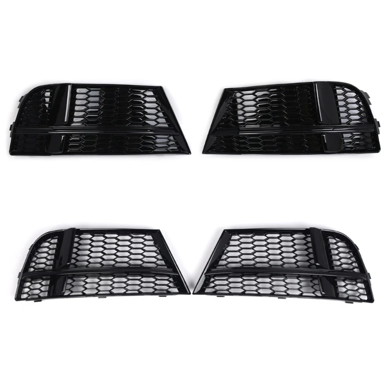 

Mesh Hoods Auto Bumper Grilles Guard For Sedan Convertible 2016.05-2020 Plastic Grill Black