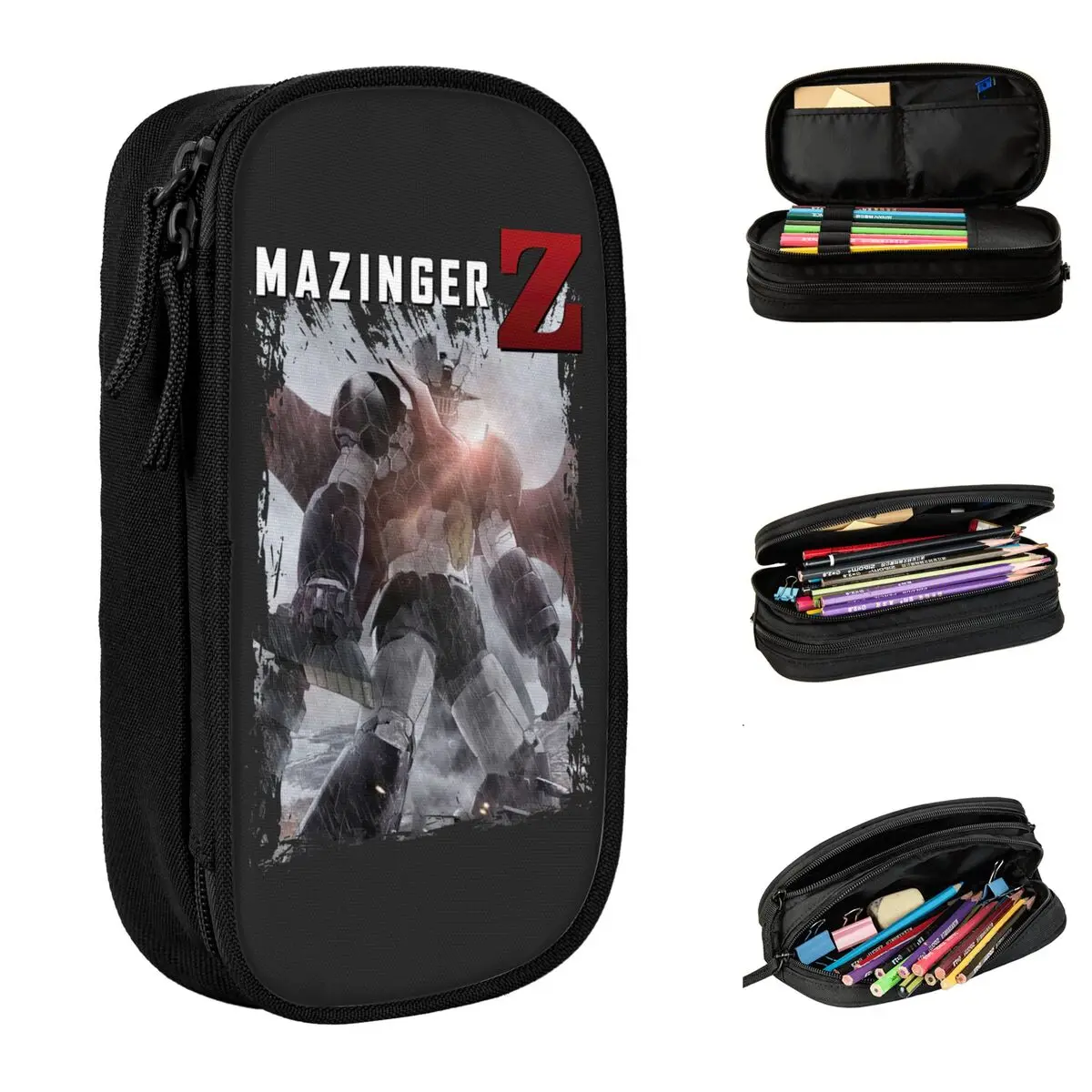 Mazinger Z Retro Robot Pencil Case Pencilcases Pen Holder for Student Big Capacity Bags Students School Gifts Stationery
Mazinger Z Retro Robot Pencil Case Pencilcases Pen Holder for Student Big Capacity Bags Students School Gifts Stationery