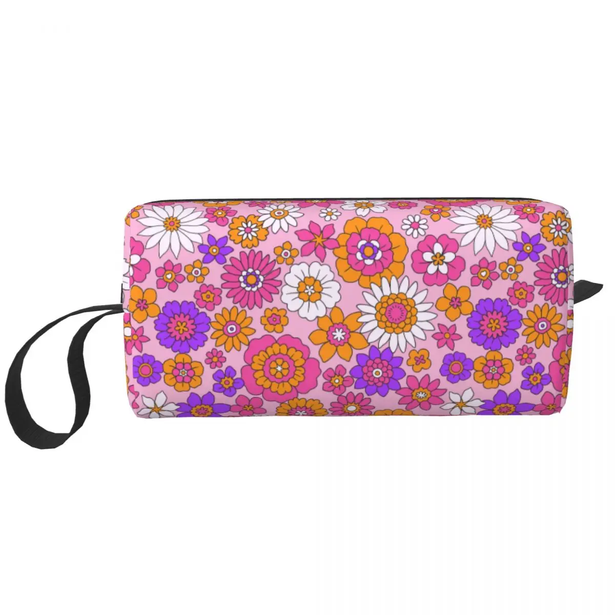 Colorful 60s 70s Style Retro Floral Makeup Bag Pouch Zipper Cosmetic Bag Travel Toiletry Bag Organizer Storage Bag for Women
Colorful 60s 70s Style Retro Floral Makeup Bag Pouch Zipper Cosmetic Bag Travel Toiletry Bag Organizer Storage Bag for Women