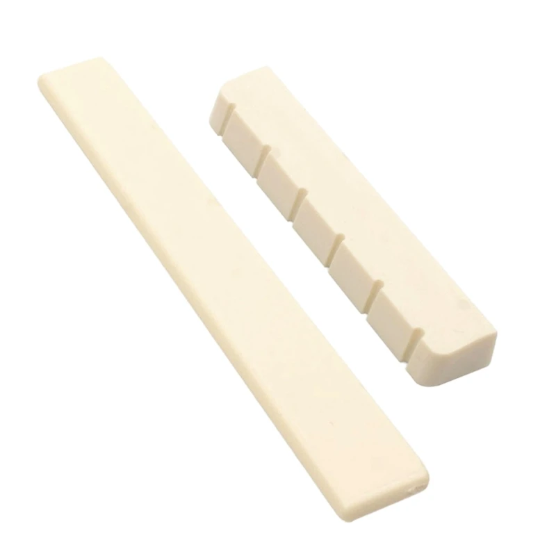 2Pcs/lot Musical Instruments Bone Nut For Electric Guitar Bone Nut Saddle Guitar Parts White Guitar String Pillow
2Pcs/lot Musical Instruments Bone Nut For Electric Guitar Bone Nut Saddle Guitar Parts White Guitar String Pillow