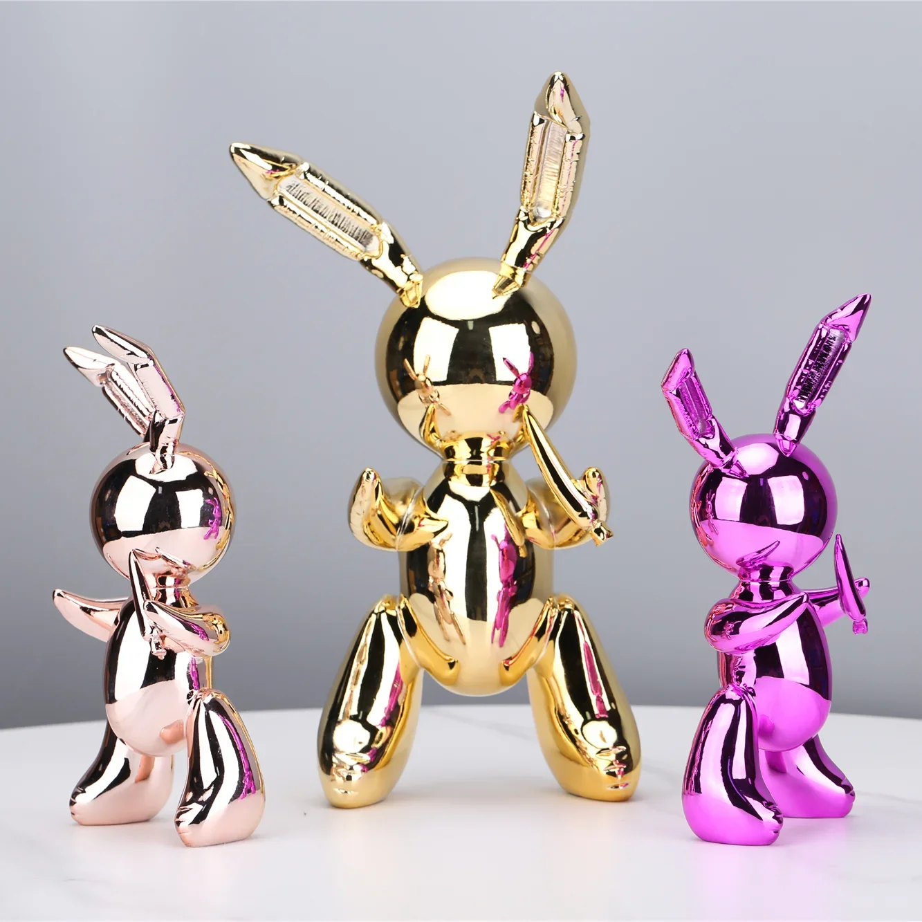 Cute Balloon Rabbit Statue Resin Sculpture Animal Figures Home Decor Modern Nordic Home Decoration Accessories for Living Room
Cute Balloon Rabbit Statue Resin Sculpture Animal Figures Home Decor Modern Nordic Home Decoration Accessories for Living Room