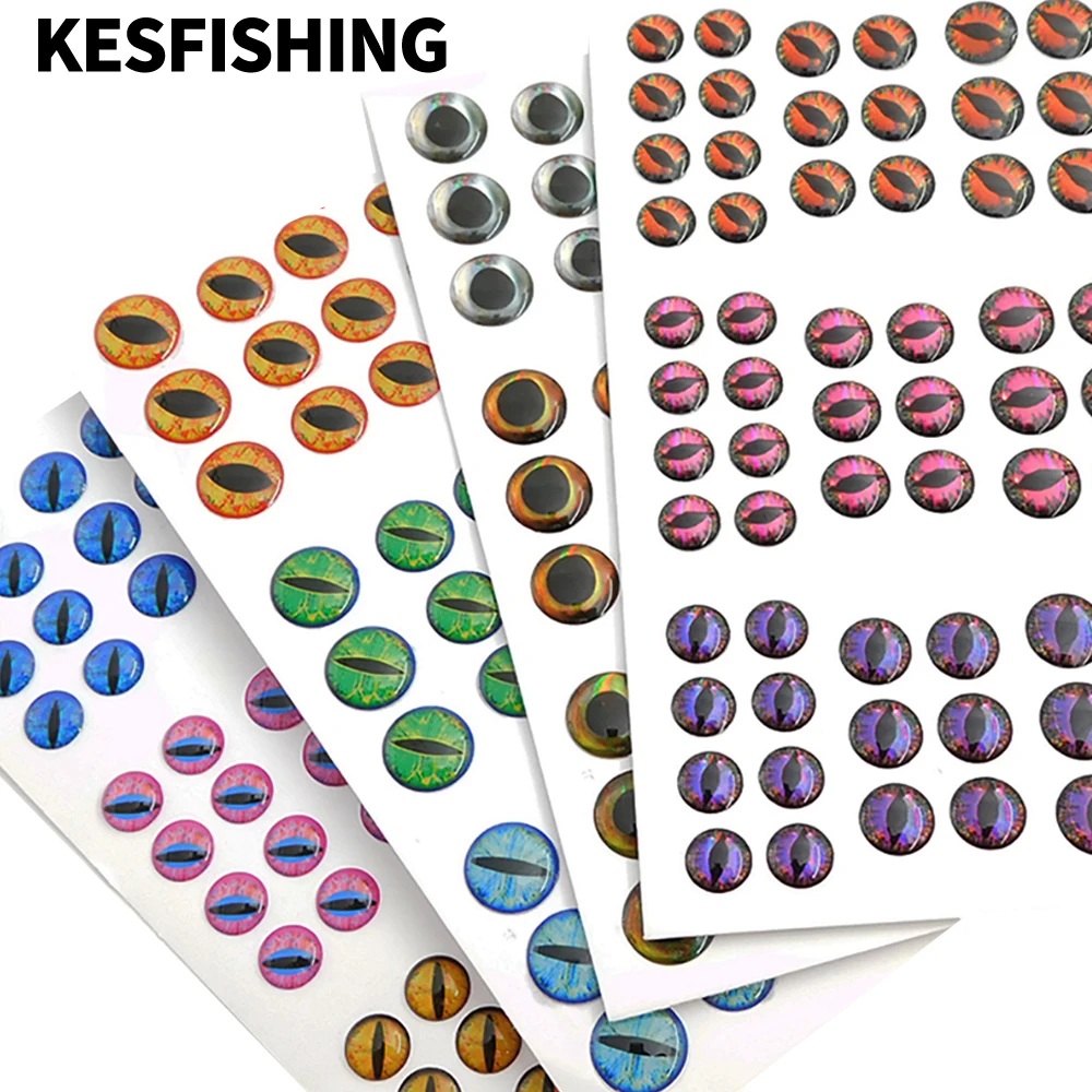 KESFISHING Fishing Bait 3D Eyes 3mm 4mm 5mm 6mm 7mm 8mm 9mm 10mm Simulation Fishing Artificial DIY Eye for Fshing lures 183PCS
KESFISHING Fishing Bait 3D Eyes 3mm 4mm 5mm 6mm 7mm 8mm 9mm 10mm Simulation Fishing Artificial DIY Eye for Fshing lures 183PCS