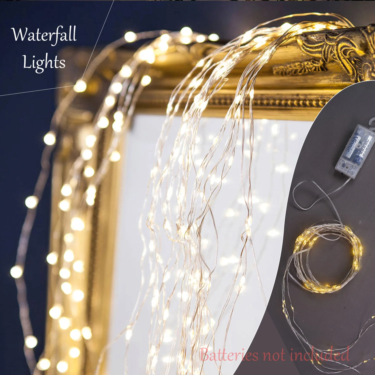 Garden Christmas Lights Led Fairy String Lights Battery Outdoor Strip Bedroom Tree Waterfall Waterproof Wedding Party Decoration
Garden Christmas Lights Led Fairy String Lights Battery Outdoor Strip Bedroom Tree Waterfall Waterproof Wedding Party Decoration