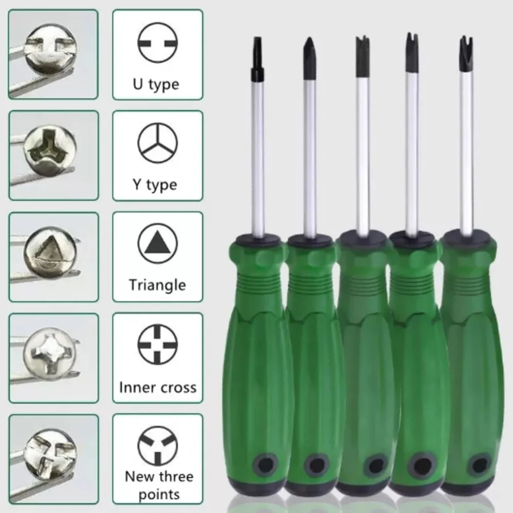 5PCS/Set Special-shaped Screwdriver Special Screwdrivers Magnetic U/Y/Inner Cross/Triangle/Points Screwdrivers Repair Hand Tool
5PCS/Set Special-shaped Screwdriver Special Screwdrivers Magnetic U/Y/Inner Cross/Triangle/Points Screwdrivers Repair Hand Tool